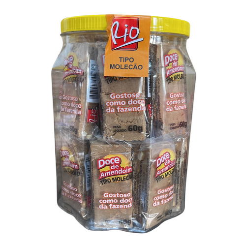 Doce de Amendoim Molecâo Moreninha Do Rio 20x60g 1,2kg