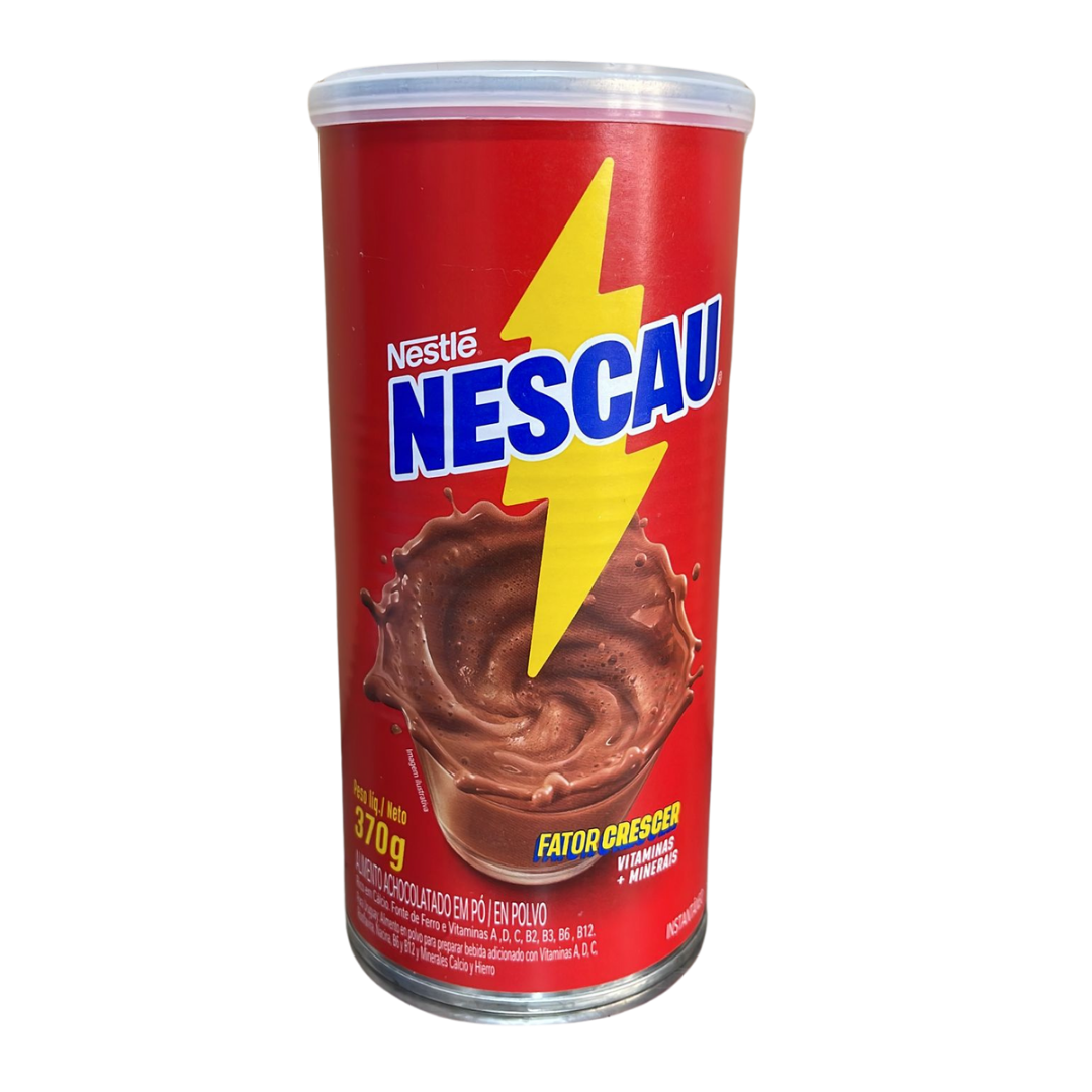 NESCAU Alimento Achocolado em Pó, 370gr.(Cacao instantáneo)