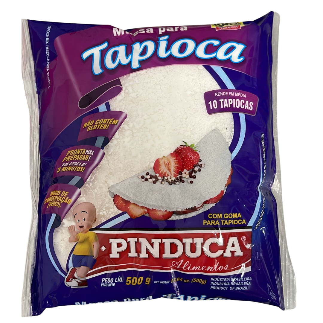 PINDUCA Amido Hidratado para Tapioca 500 g (Amido de Mandioca Húmido)