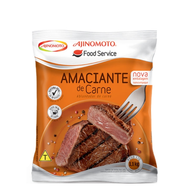 BIFE DE CARNE AJINOMOTO 1,1Kg.(Amaciante)