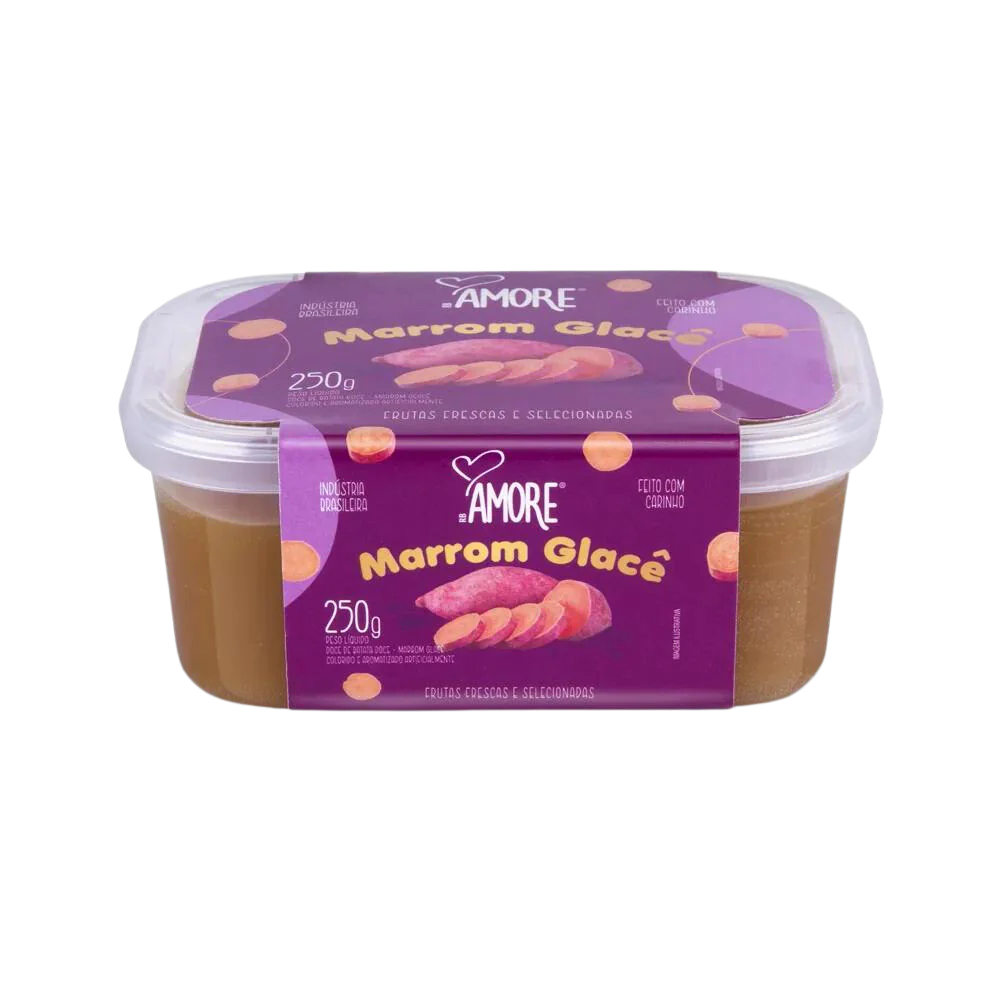 Doce de Batata Amore Marrom Glace de Corte Band 250G