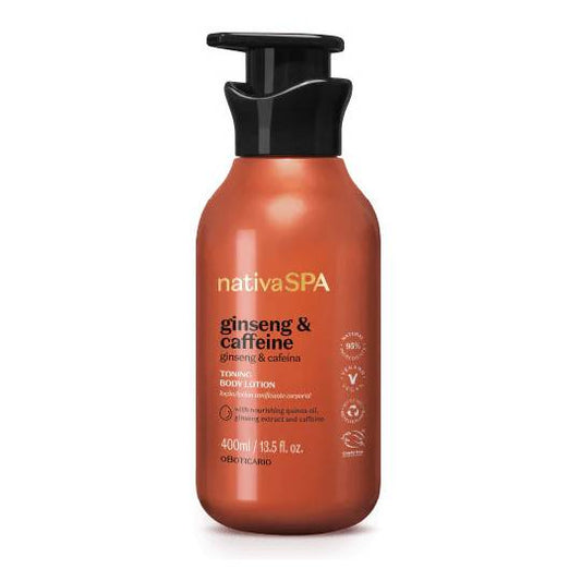 Loção Hidratante Nativa spa Ginseng & Caffeine 400ml