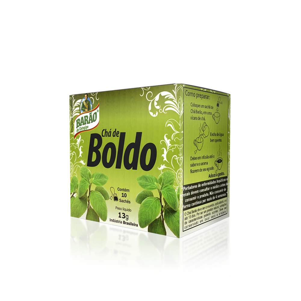 BARÃO Chá de Boldo, 13g.(Tè)