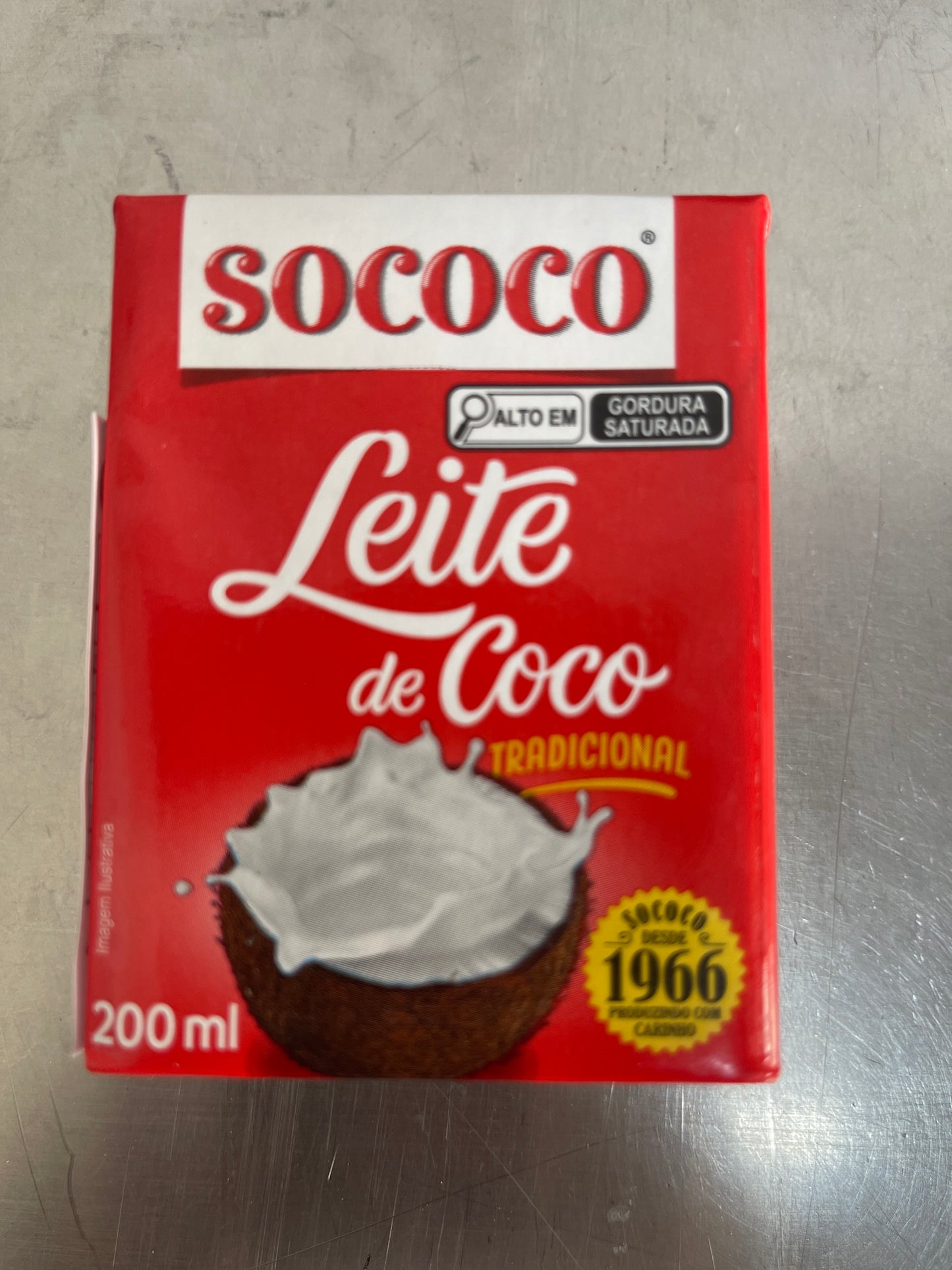 Leite de Coco Sococo 200ml.(leche coco)