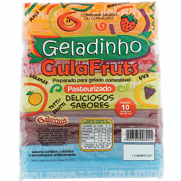 GELADINHO GULA FRUTS GULAO 10 x 55ml
