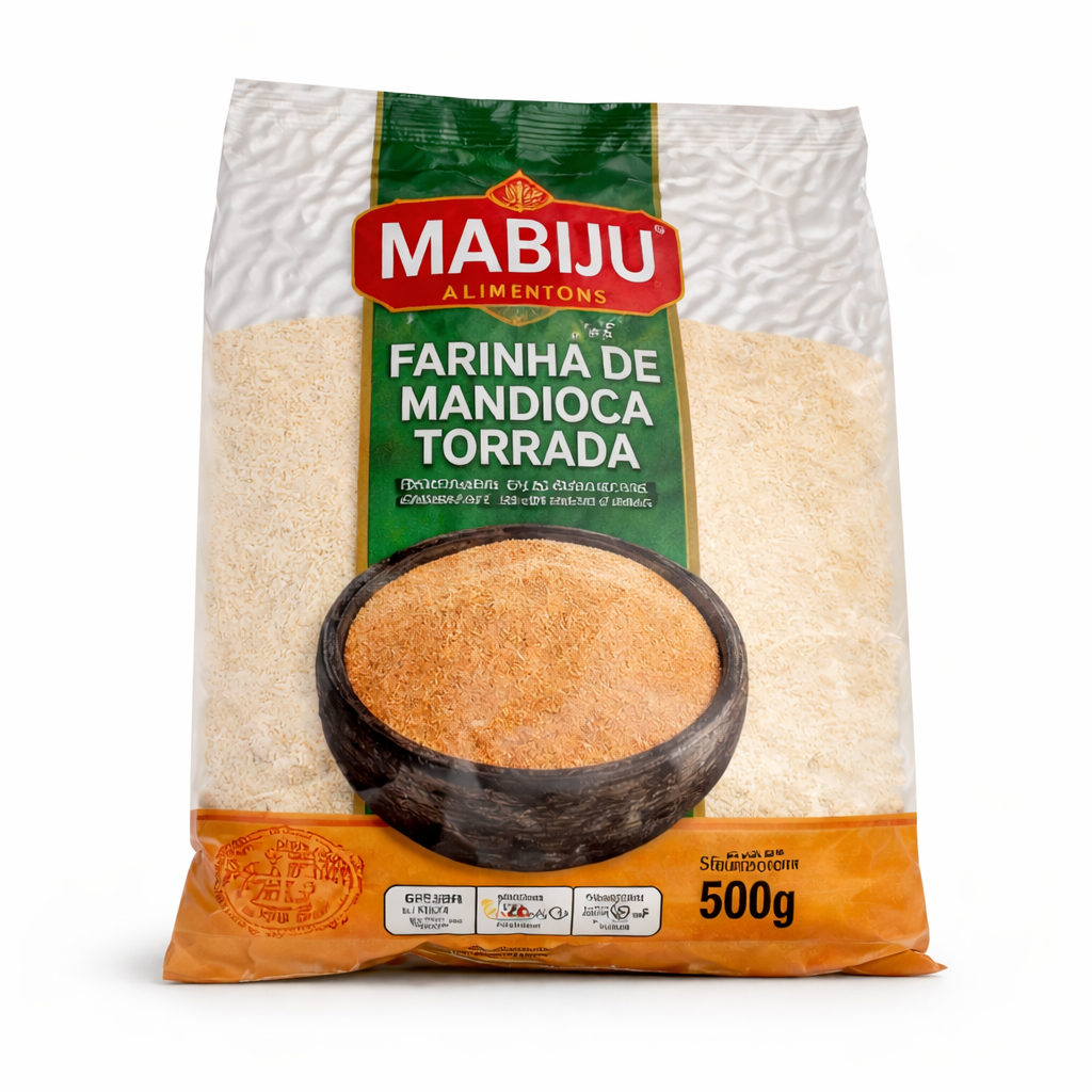 Farinha mandioca Torrada Mabiju 500gr.