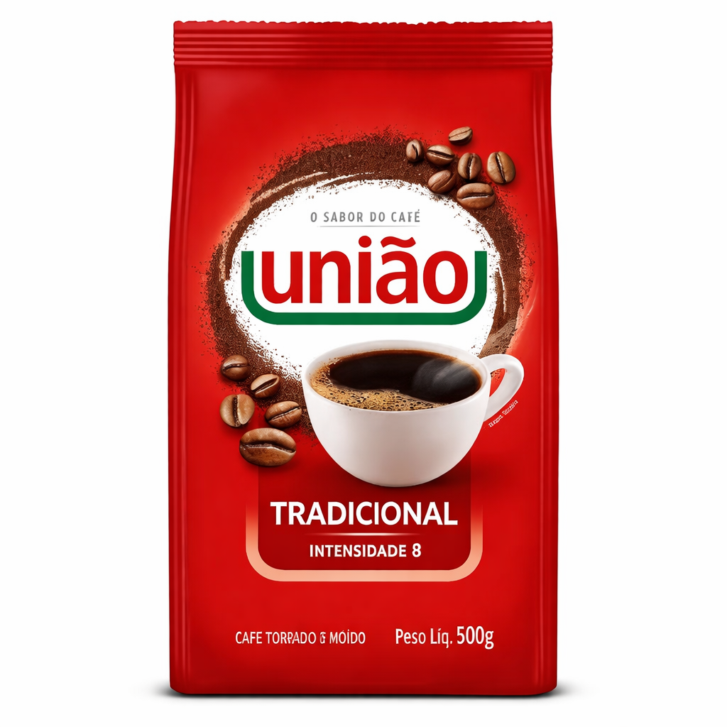 Café tradicional União 500g.