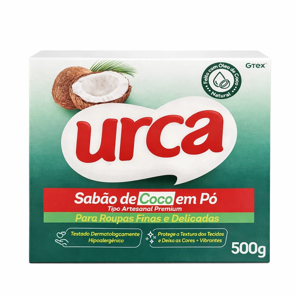 Sabão de coco em pó Urca 500gr