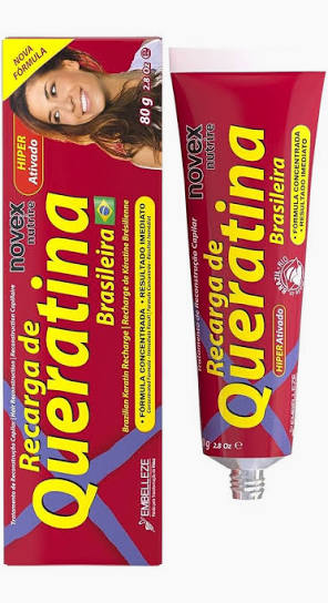 Novex Creme de Tratamento Reconstrutor Recarga Queratina 80G