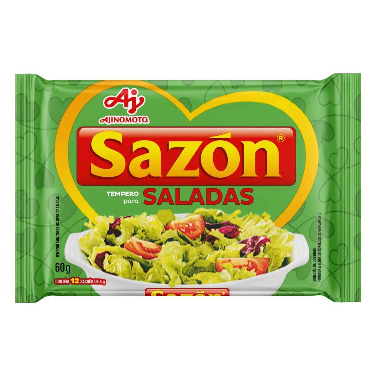 TEMPERO P/ SALADAS SAZÓN 60 g.(Sazonador aliño para ensaladas)