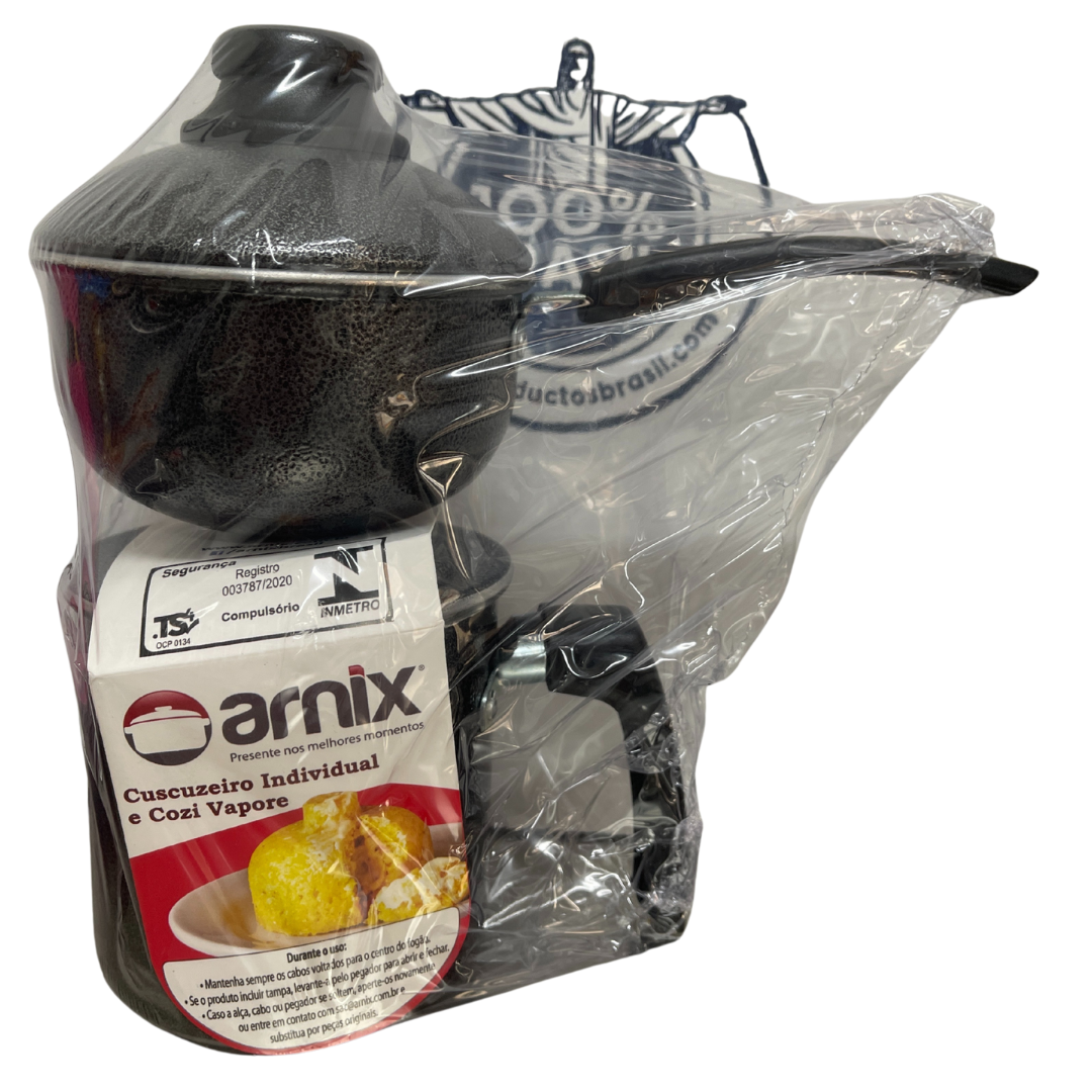 Cuscuzeira individual preto craqueado N10 Marnix 250ml.