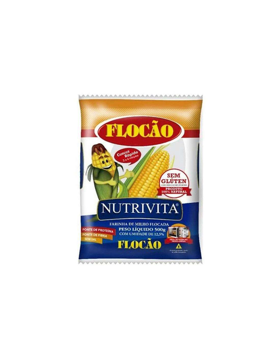 NUTRIVITA Flocão de Milho 500g.(Copos maíz)