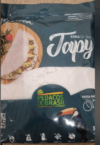 PEDAÇOS DO BRASIL Fécula de Tapioca Hidratada 500g.(Almidón yuca)