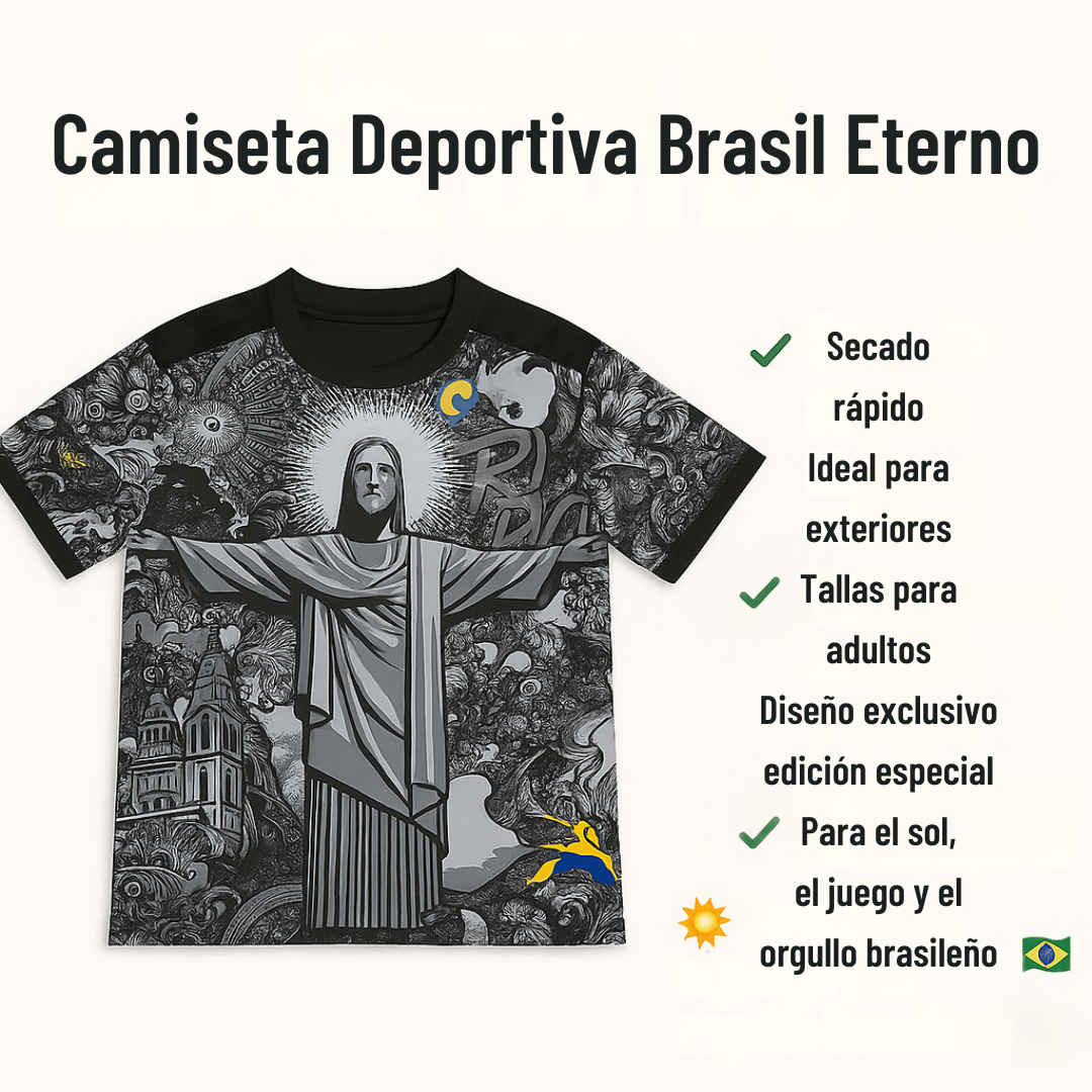 Camiseta Deportiva Brasil Eterno