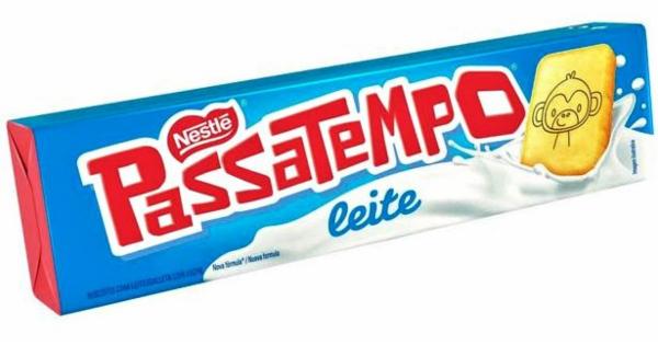 BISCOITO NESTLÉ PASSATEMPO AO LEITE SEM RECHEIO 150g