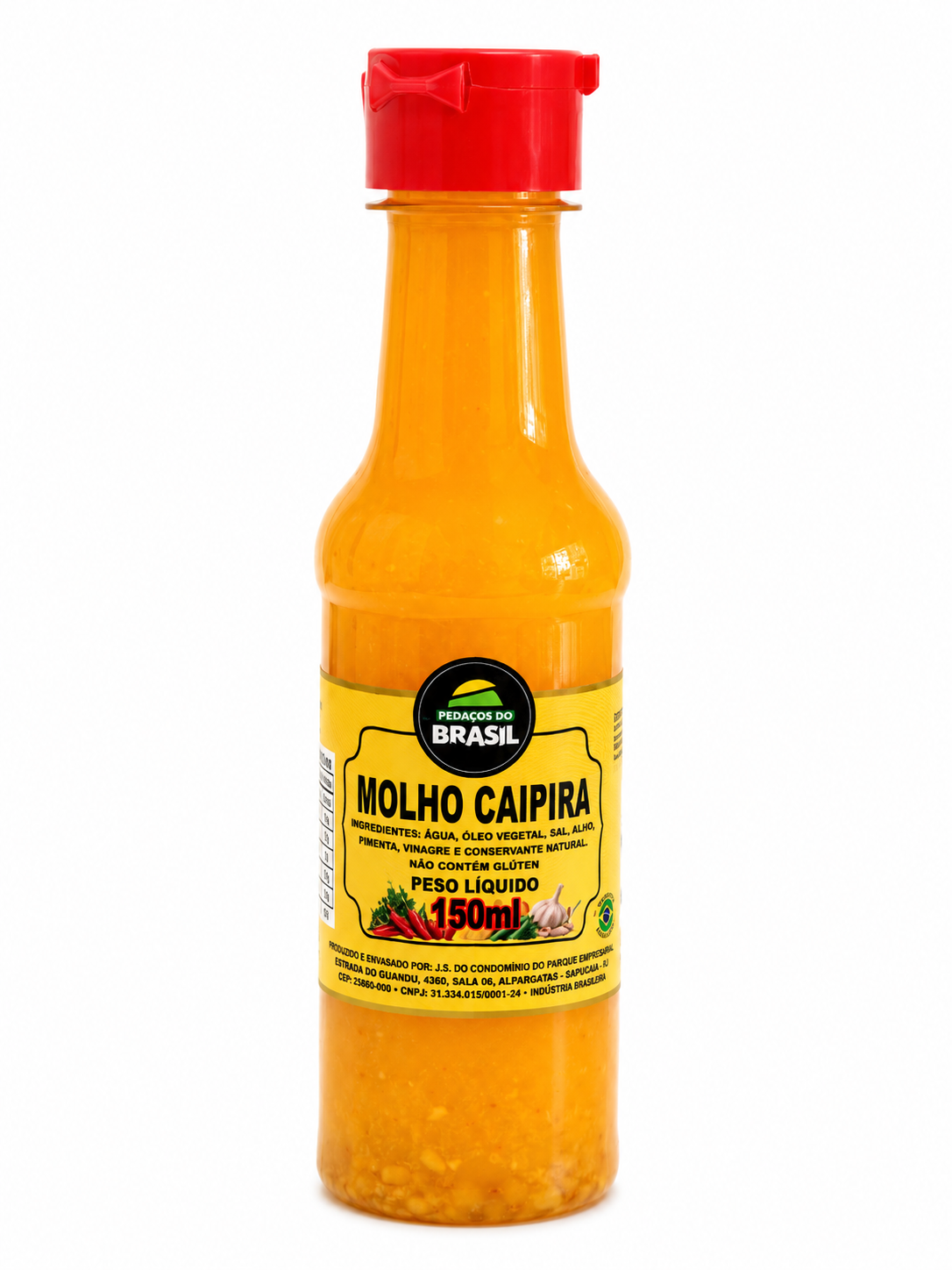 Molho Caipira pedaços do brasil 150ml.