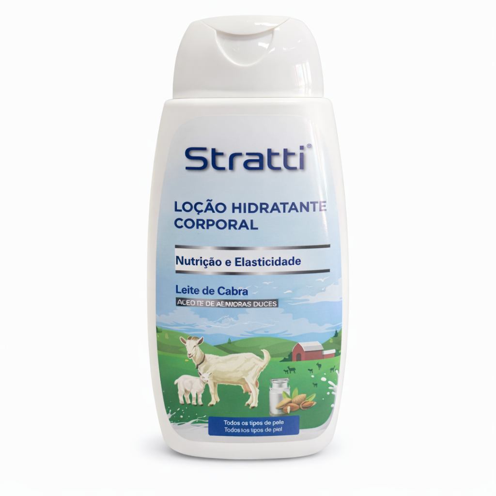 Loção Hidratante corporal Leite de Cabra amêndoas doce 400ml