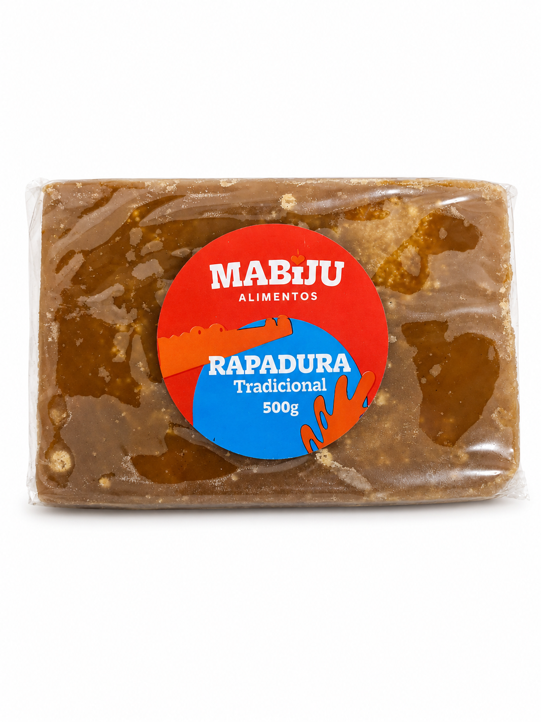 Rapadura Barra tradicional Mabiju 500g.