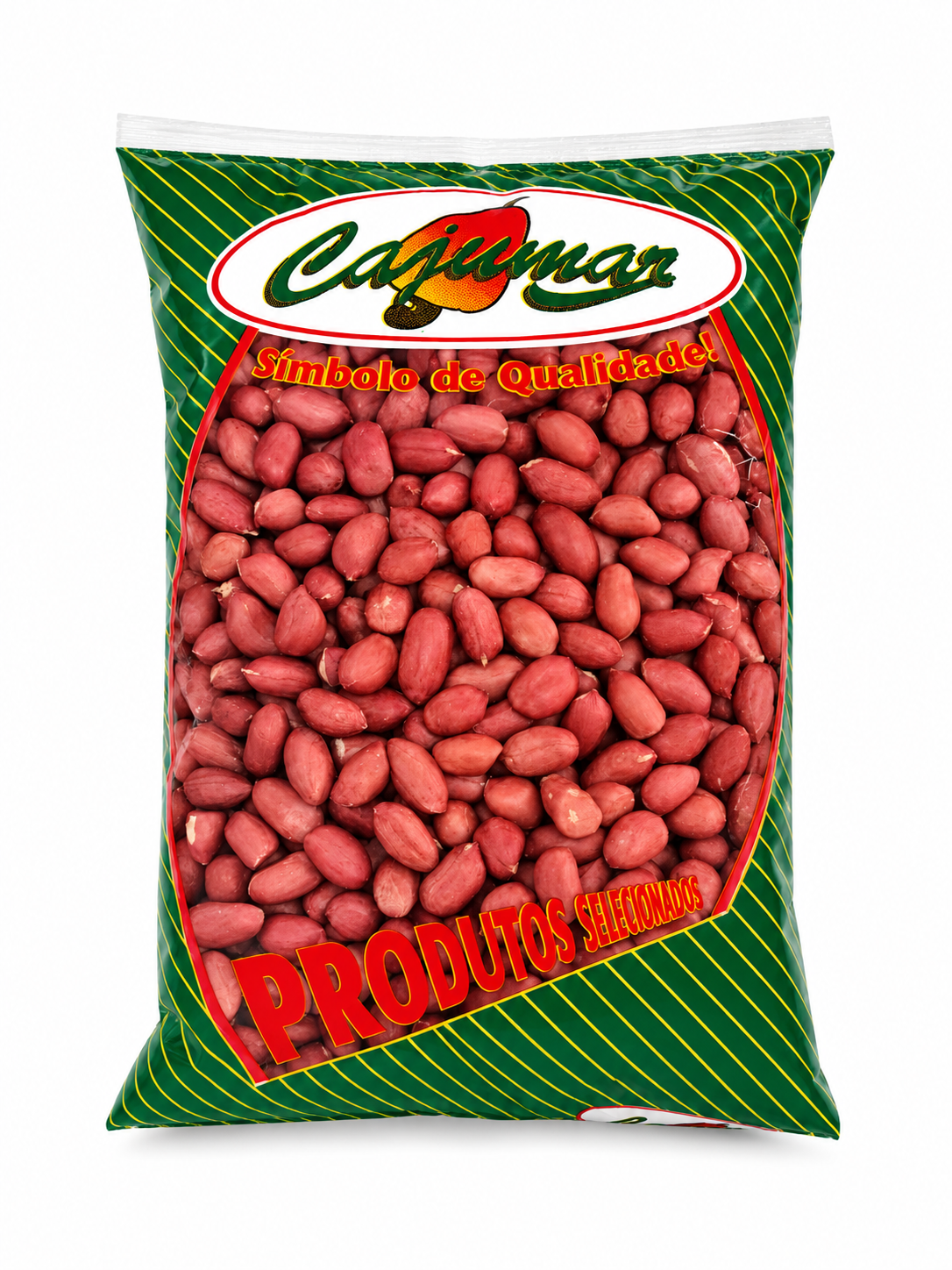 Amendoim cru c/pele Vermelho 500g Cajumar.