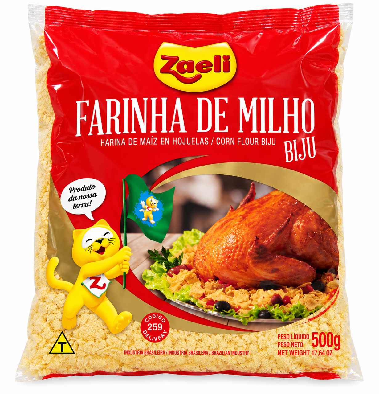 Farinha de Milho Biju Zaeli 500g.