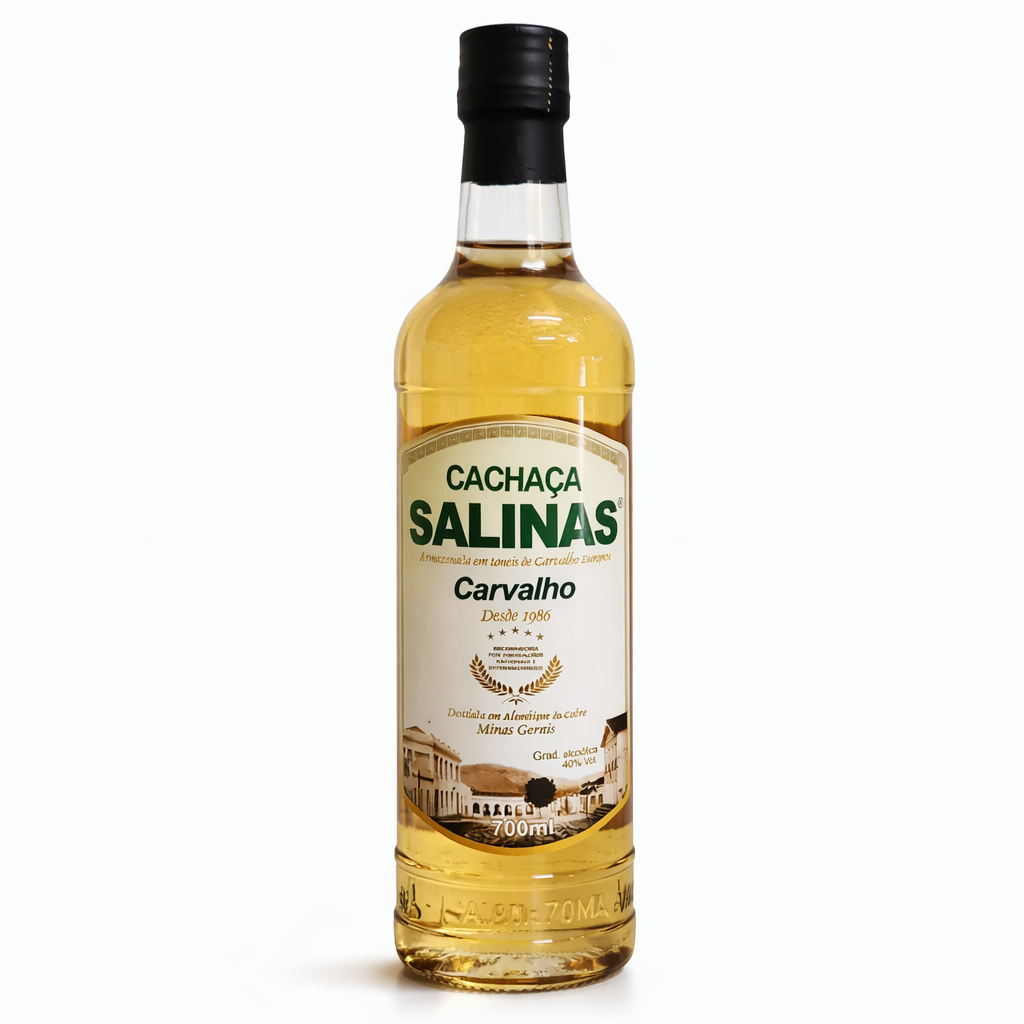 Cachaça Salinas Carvalho 700ml