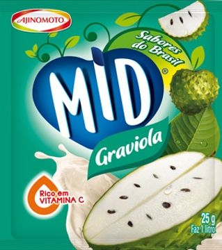 Suco MID Graviola 20 g.(Zumo en polvo)