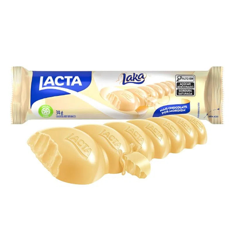 CHOCOLATE LAKA LACTA 34gr.(Chocolate blanco)