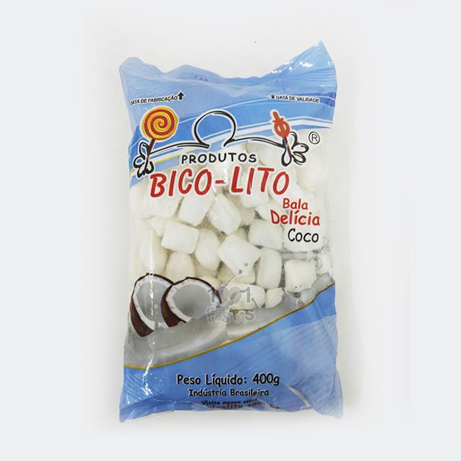 BALA DELÍCIA COCO JUNCO 400g.(caramelos duros)