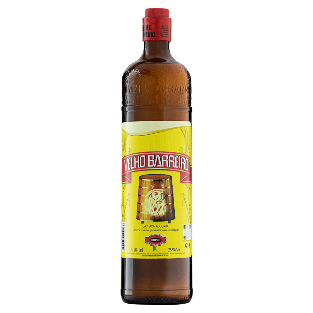 VELHO BARREIRO Silver Cachaça SILVER 1L 39% vol.(Aguardente)