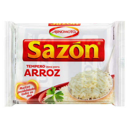 Tempero SAZÓN Branco para Arroz 60gr.