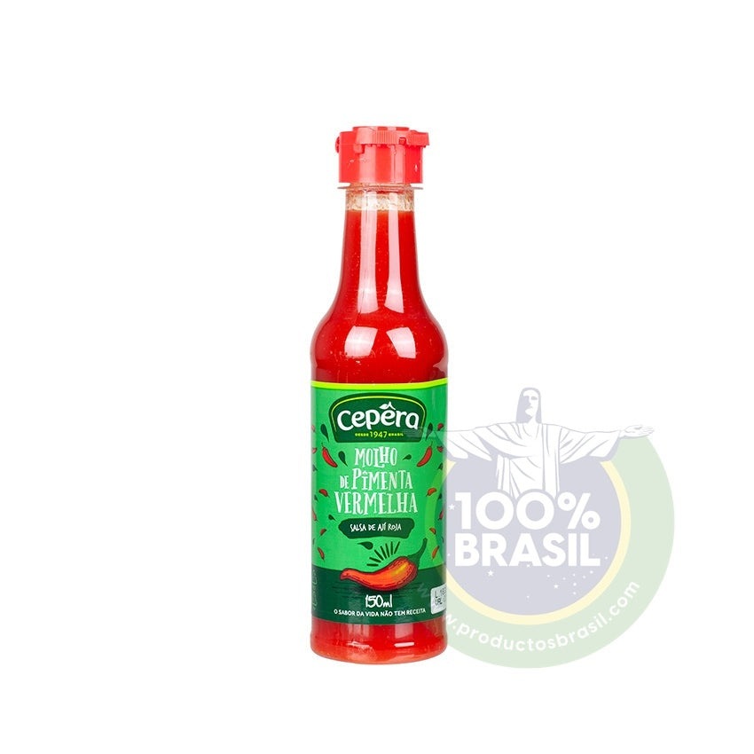 CEPÊRA Molho Pimenta Vermelha 150ml.(Molho de Pimenta Vermelha)