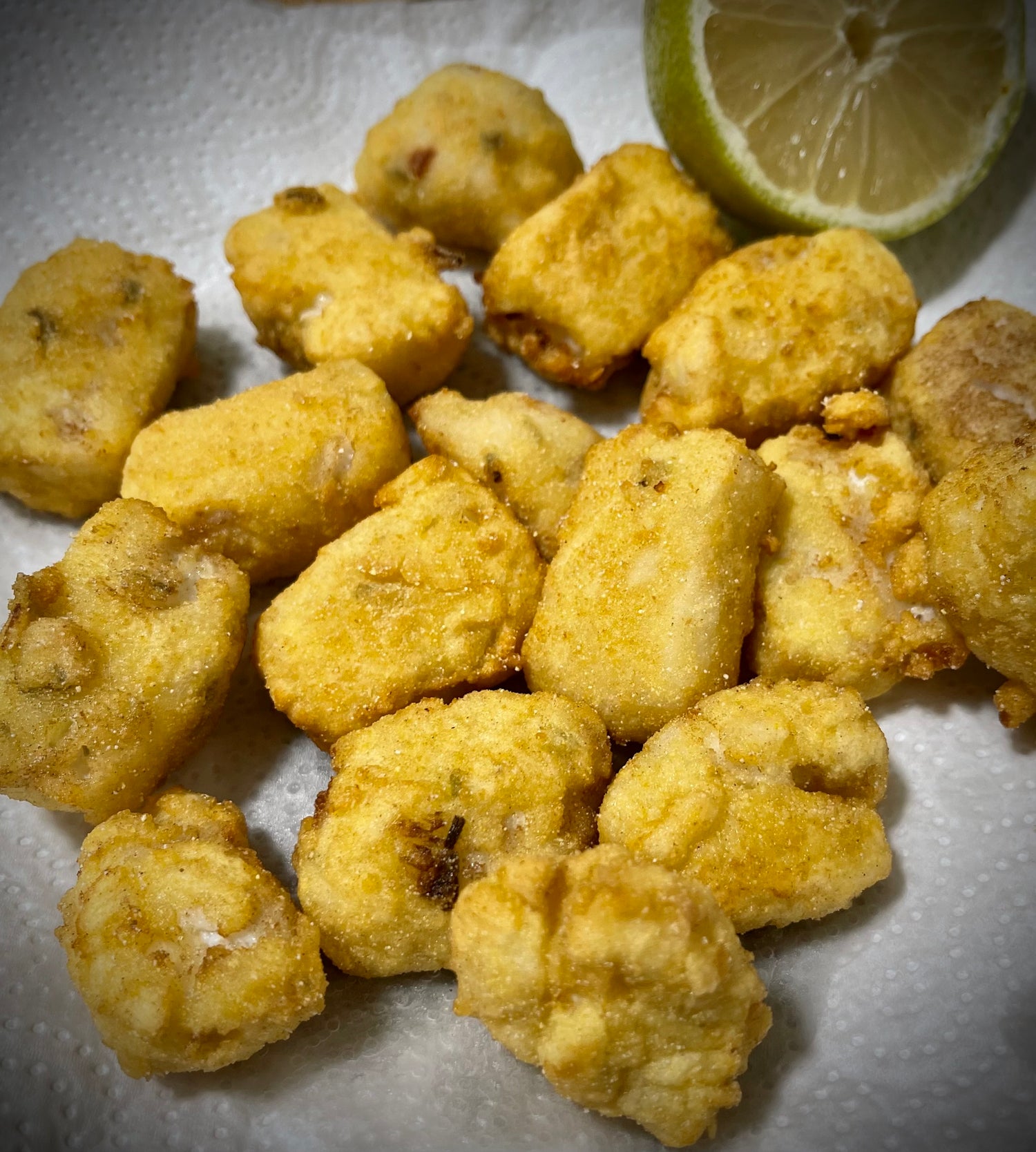 Isca de Peixe com Fuba