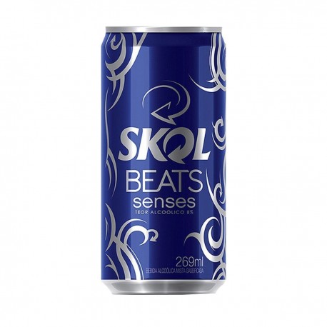 Cerveja Skol Beats Senses Lata 269ml.(Base cerveza)