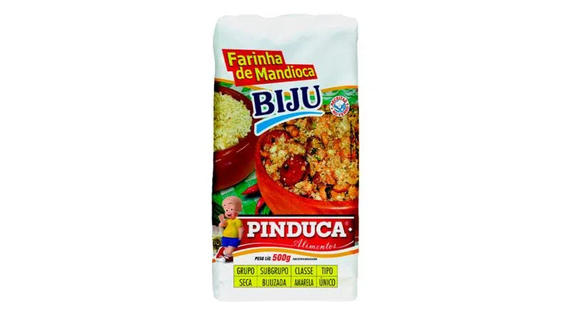 Farinha Mandioca Biju Pinduca 500g. (Harina de Yuca)