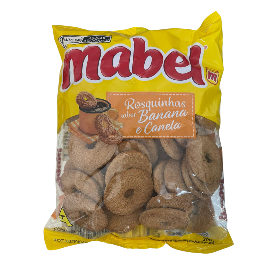 Rosquinha de Banana y canela Mabel 300 gr