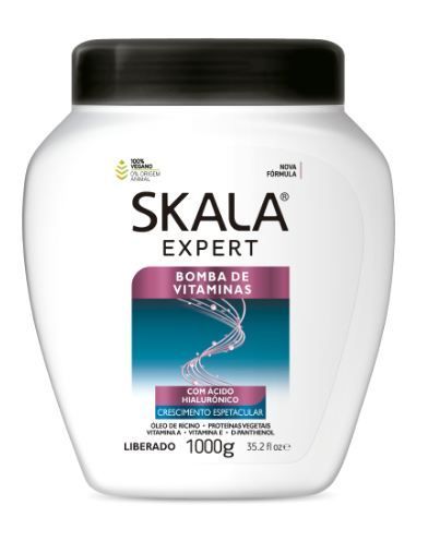 Skala creme capilar Bomba Vitaminas 1kg.(acondicionador)