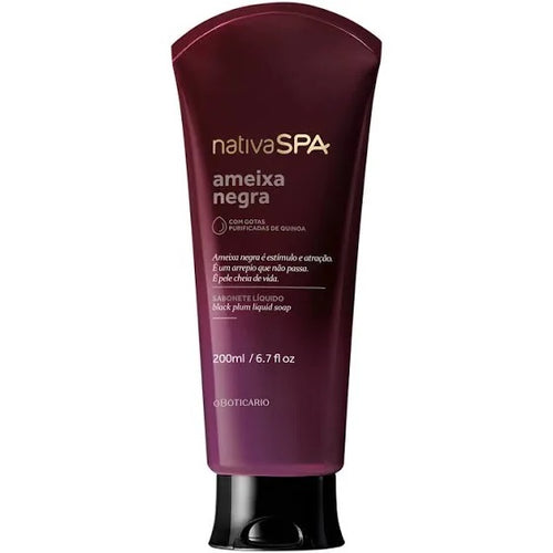 Líquido Sabonete Ameixa Negra nativo spa Oboticário