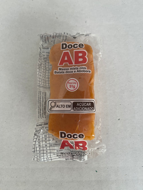 Doce de abóbora com batata doce 50g. Bruju