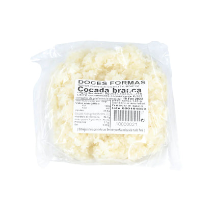 Cocada Branca Doce de forma 80g.(Dulce coco)