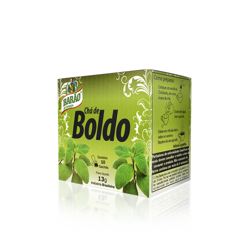 BARÃO Chá de Boldo, 13g.(Tè)