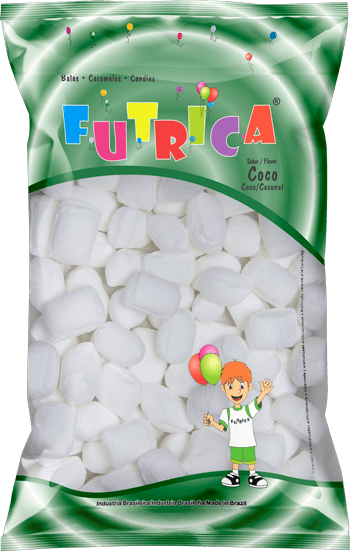 Bala de Coco Futrica 400g (rebuçados duros)