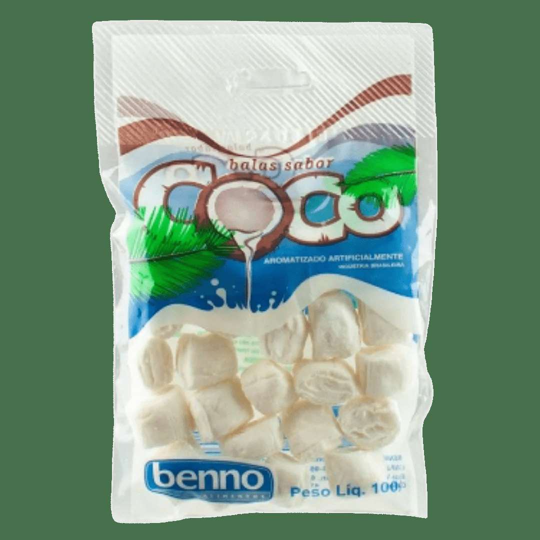 BENNO Bala de Coco 90g.(Caramelos duros)