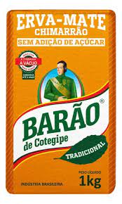 Baráo de contegipe erva mate tradicional vacuo 1kg