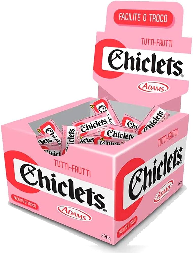 Chiclets Tutti-Frutti Adams 3g. (unidad)