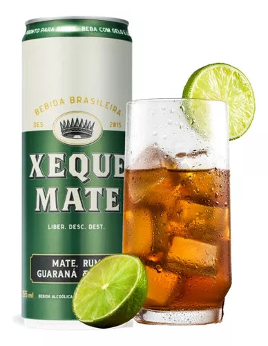 Ron Xeque-Mate Guaraná y limon lata 355 ml