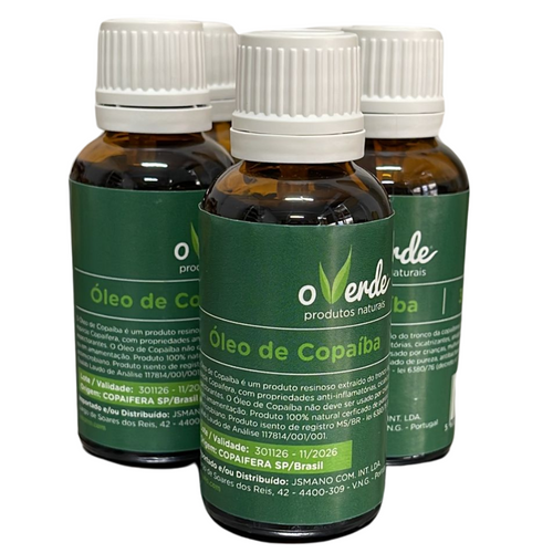 Copaíba ou óleo verde 30 ml