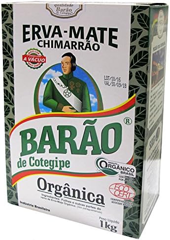 Erva Mate Orgânica Vácuo 1KG Barao. (infusion)