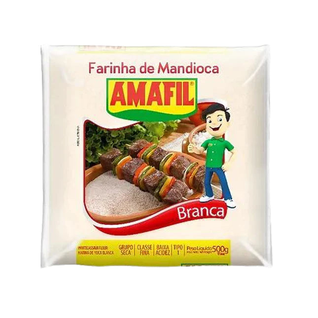 Farinha de Mandioca Branca Fina 500G Amafil