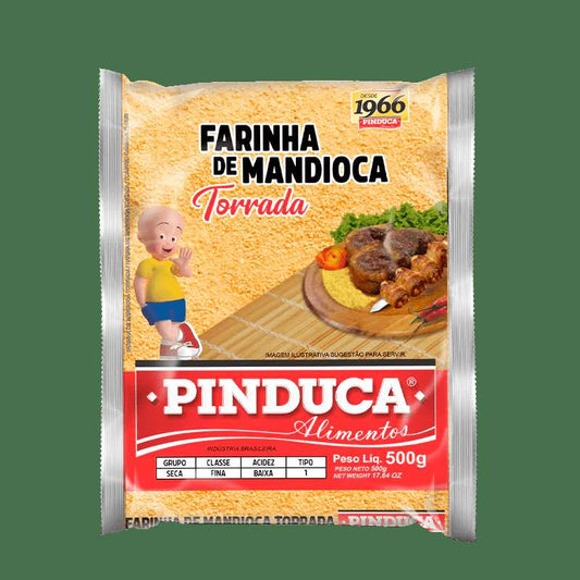 PINDUCA Farinha de Mandioca Torrada 500g.(Harina yuca tostada)