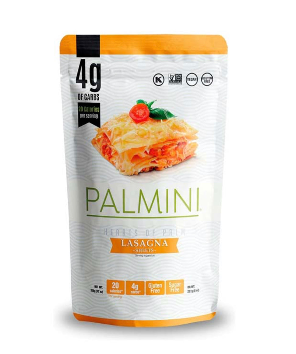 Palmito para Lazanha Palmini 338g.